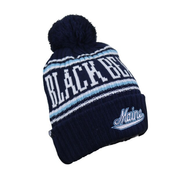 Hockey East Maine Script Pom Beanie